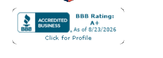 BBB Accredited Business, A+ rating